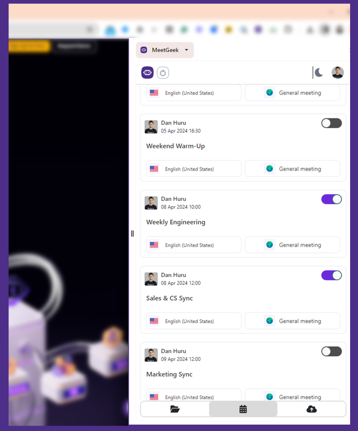 speech to text app during business meeting