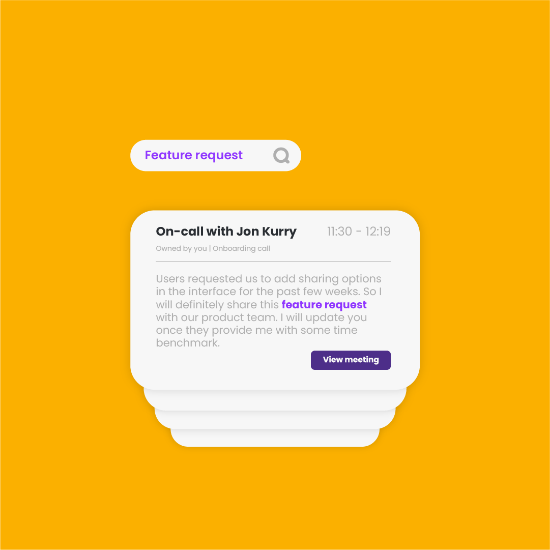People on the video call and share meeting minutes with the team