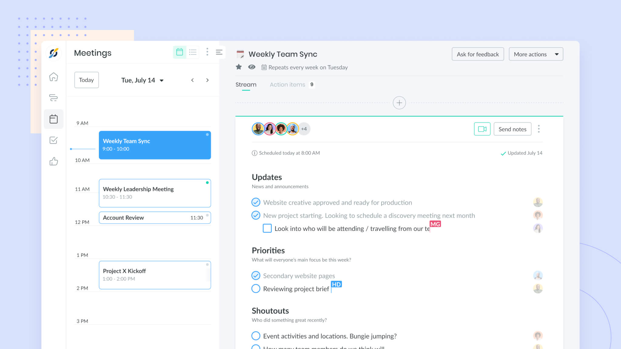 Fellow.app interface
